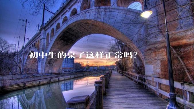 初中生的桌子这样正常吗？