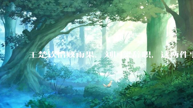 王楚钦惜败雨果，刘国梁辞职，这两件事有必然联系吗？